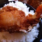 泓豊屋 - エビフライ定食￥５００^^v大好き！