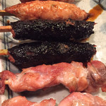 Ganso Yakitori Kushi Hacchin - つくね 納豆巻き 親鶏モモ　納豆巻き美味しいですよ