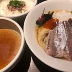 つけ麺一燈 - 鯵出汁の細つけ麺