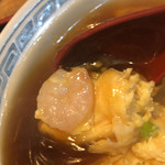 中華料理 華門 - 天津飯に海老が入っていました