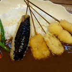 竹笛 - 串カツカレー