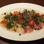 MA MAISON - 新しい試み、境港からの直送お魚メニュー“カルパッチョ”です。