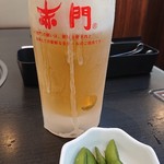 赤門 - ■生ビール(中) 680円(外税)■