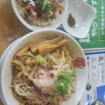 百年本舗 - まぜソバ➕ローストポーク丼ミニ