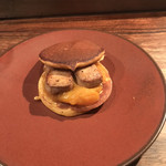 鉄板焼 とよ田 - フォアグラのどら焼