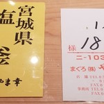 鮨 さかい - 本日の本鮪、宮城県塩釜産、旋網、181kg