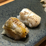 鮨 ふくじゅ - 穴子は白焼きとタレ