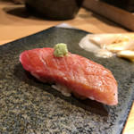 鮨 ふくじゅ - 大間の大トロ炙り