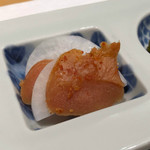 鮨 ふくじゅ - 明太子のカラスミ