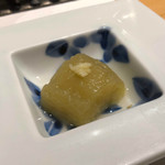 鮨 ふくじゅ - 茄子の翡翠煮
