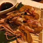 『千住の海老料理専門店』Shrimp Dining EBIZO 北千住 - 海老とウニの炙り焼き
