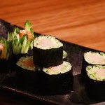 Mentaiko cucumber roll