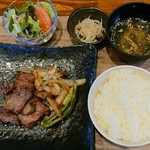 みなみな亭 - ジンギスカン定食　1,000円