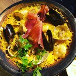 The ultimate secret menu `` Seafood Paella''