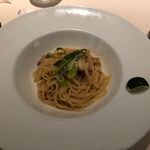 タント・タント　 - パスタ　松茸と山茶茸、小柱のバベッティーニ