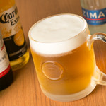 肉と鍋 さとり - 生ビール