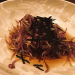 海彦 - 季節の味わい「菊のお浸し」