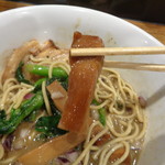 煮干し中華そば 一剣 - このメンマが大好き