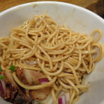 煮干し中華そば 一剣 - そばよりも硬めの茹で加減