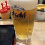 松屋 - 生ビール。