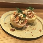 Osteria OLMO - 花咲ガニと桃のインサラータ