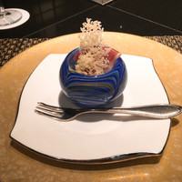 鉄板焼 RURI (アートホテル大阪ベイタワー) - 18か月熟成パンチェッタとフォアグラのムース（パルメザンチーズのぱりぱり添え