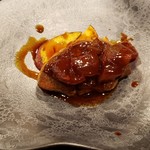 鉄板焼 富貴亭 - フォアグラのソテー(2,300円)