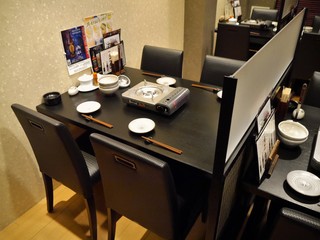 Motsunabe Shouraku - 3階のテーブル席です。