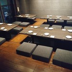 町衆料理 京もん - 最大25名様までご利用いただける掘り炬燵フロア。