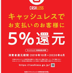 酒菜と炭 てりや - 料理写真:2019.10~2020.6まで