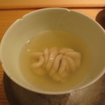 寿し道 桜田 - 白子(羅臼産昆布だし)