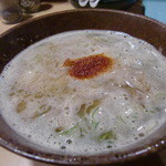 中華そば 中村屋 - つけ麺(つけ汁アップ)('12/02再訪)