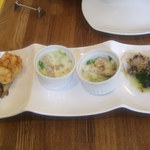 石窯ピッツァ＆旬野菜のイタリアン アルナッジョ - 前菜三品