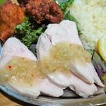 tsukijiagedori - 合盛り定食（特盛）890円（税込）