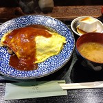 Daininguhana - ●オムライス定食 800円 2019年10月