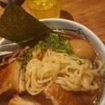 麺屋武蔵 - 麺はこんな感じ