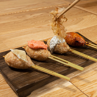 【生つくね】挽肉のプロが提供する一口サイズの創作“生つくね”