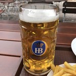 Biergarten Am Narrenhäusl - ドリンク写真:Feldschlößchen Pilsner(Mass)♪