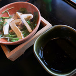 錦 - 蒸し焼き松茸