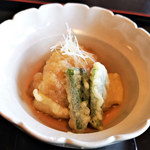 錦 - 生麩海老はさみ揚げ　