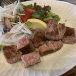 鉄板肉食堂 日々 - プライム１／３ポンドステーキランチ