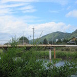 飴源 - 客室の景観は玉島川