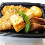 Cook deli GOZEN - ・麻婆豆腐 ・チキンステーキ ・豚角煮＆煮玉子 ・コンニャクと揚げの煮物