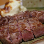竹田屋 - 黒毛和牛ロースステーキ（ミディアム）