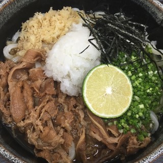 手打うどん くうかい - 料理写真:肉ぶっかけ(中)¥730