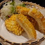 和ダイニング 艸 - とうもろこしのから揚げ（５００円）