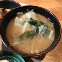 喰呑をかし - 野菜みそ汁
