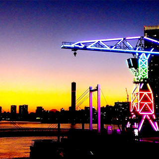 オススメ！ライトアップされた東京湾の夜景が愉しめるテラス席