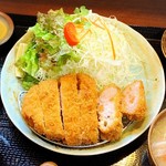 Tonkatsu Saikatsu - こんがりきつね色に揚がったロースカツは美味です！！(o^^o)