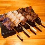 ≪ 炭烤猪肉串烧≫ 猪肉串烧全部采用上州猪肉制成。